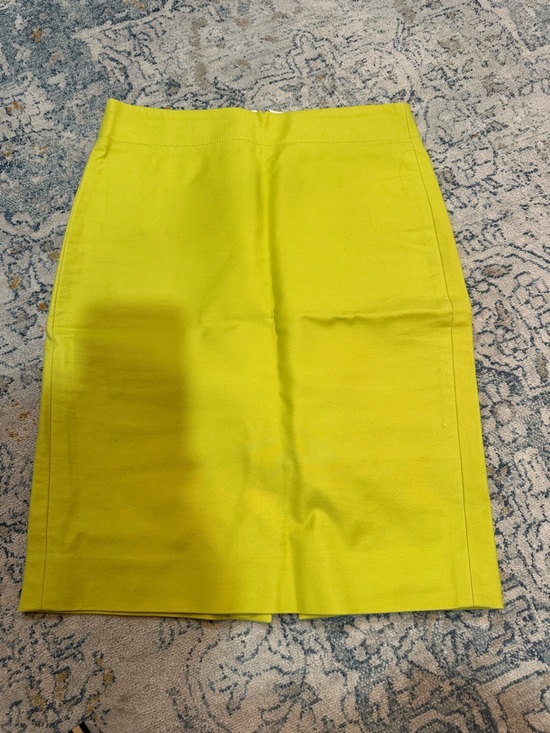 J. Crew Dresses & Skirts - J. Crew Lime Chartreuse Pencil Skirt Size 00